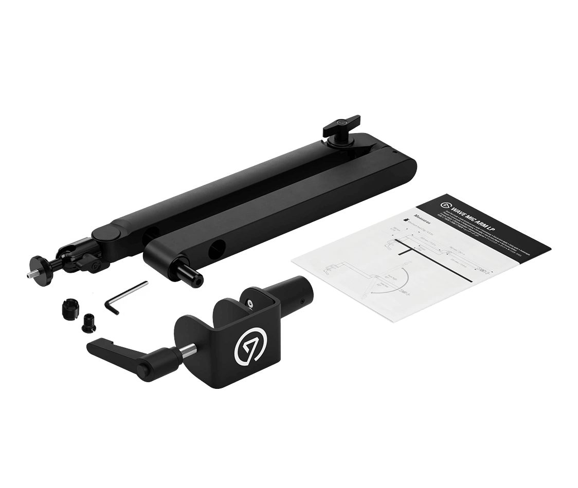 Wave Mic Arm LP | Mic Boom Arm for Desks | Elgato